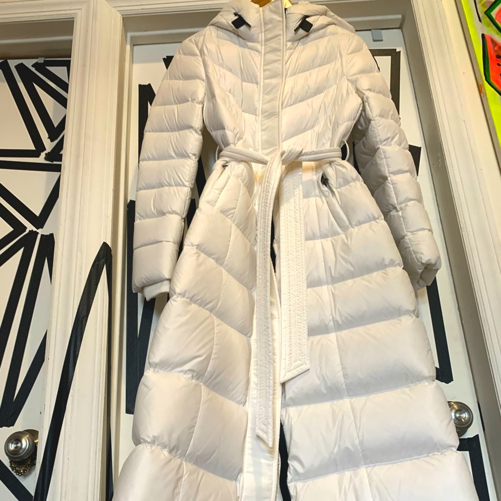 White MACKAGE Calina Quilted Shell-Down Coat